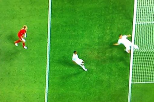 John+Terry+clears+the+ball+after+it+appeared+to+cross+over+the+goal+line+denying+Ukraine+an+equaliser++