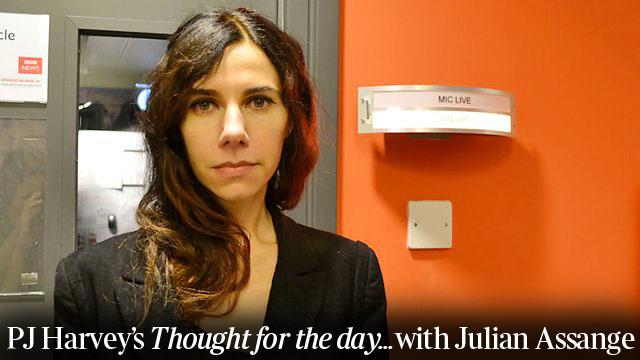 PJ Harvey Today Programme. Please credit to the BBC