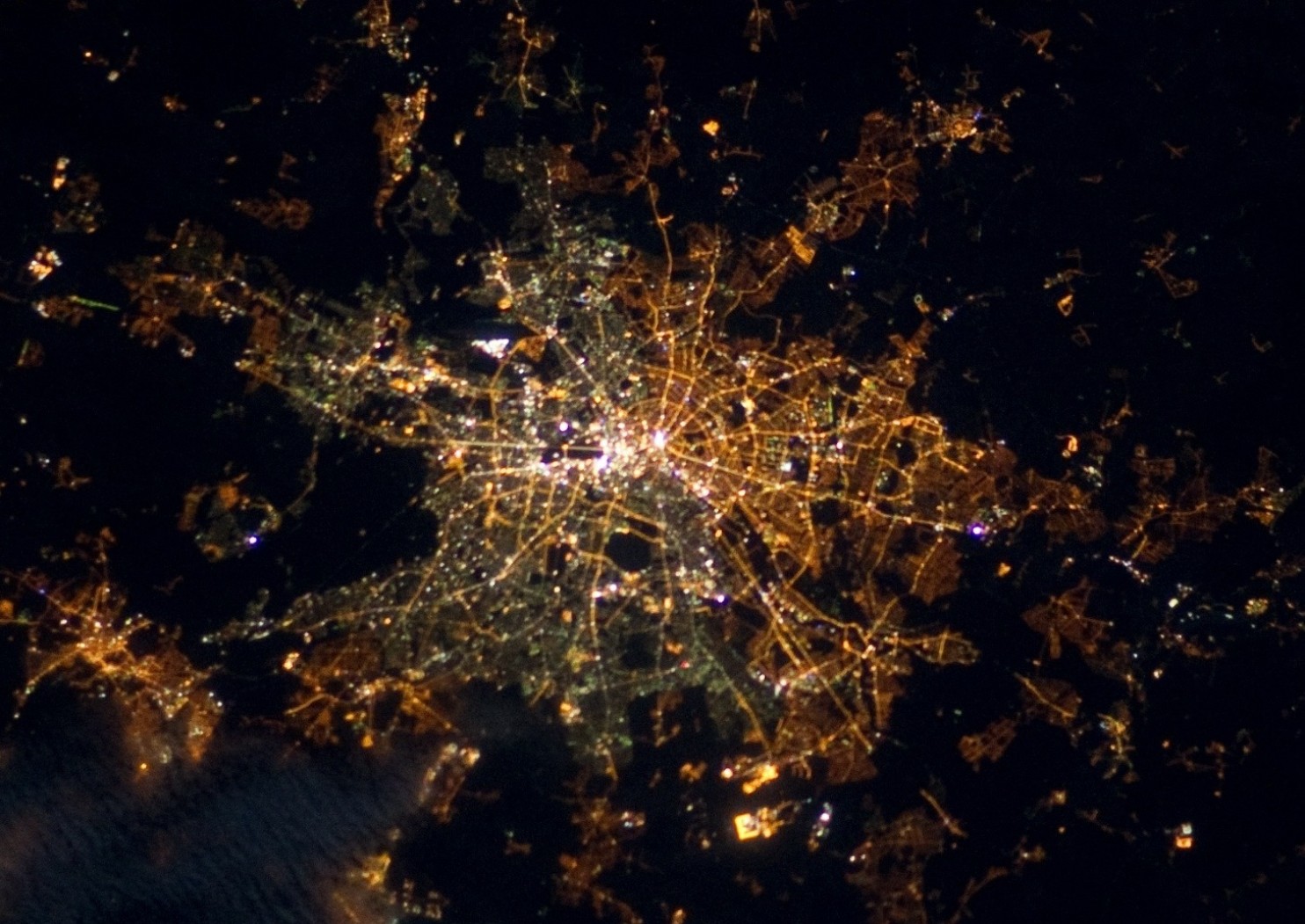 Berlin fra satellit 2012