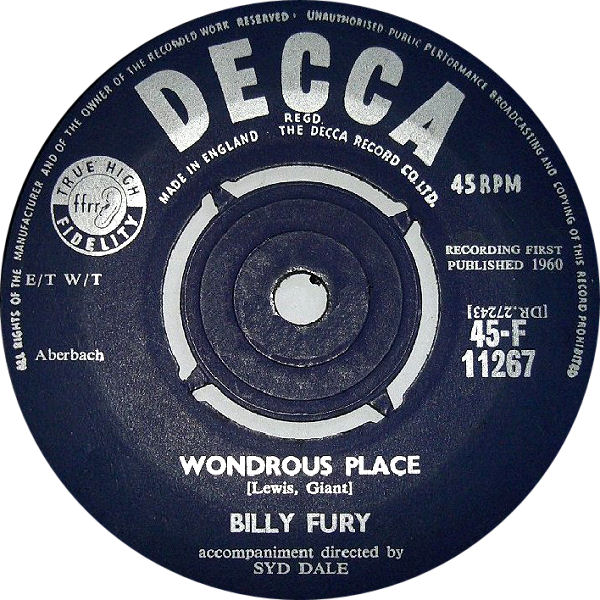 billy-fury-wondrous-place-decca